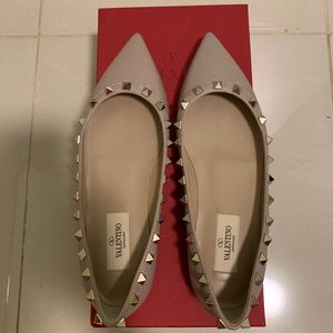 Valentino Rockstud Ballet Flats